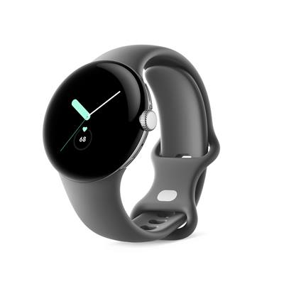 Google Pixel Watch with Charcoal wristband