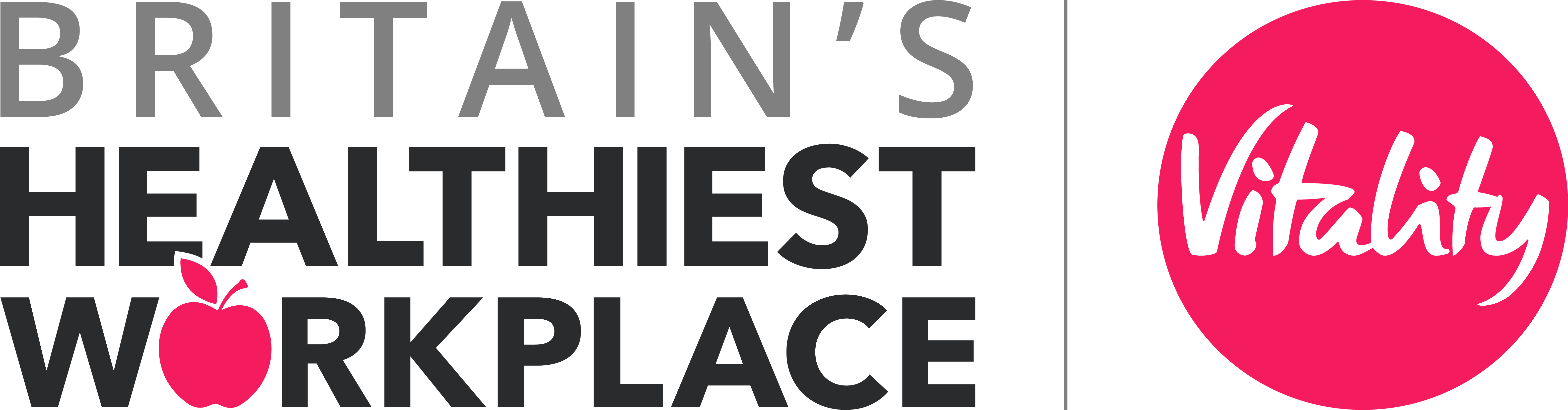 Britain's Healthiest Workplace with Vitality logo
