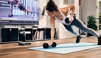 Woman exercising 