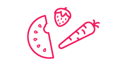 Healthy food icon