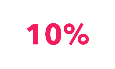 10%